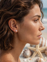 Wedding White Button Stud Earrings ~ The Ready-To-Wear Vault