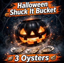 Halloween Shuck It Bucket: 3 Oysters