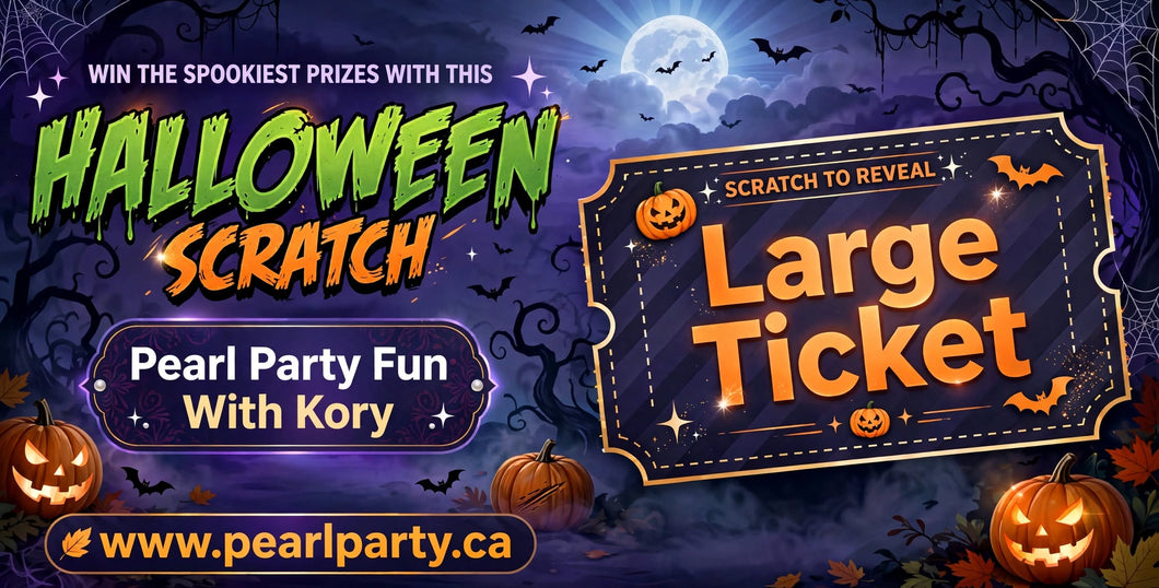 Halloween Scratch Ticket: Large Ticket