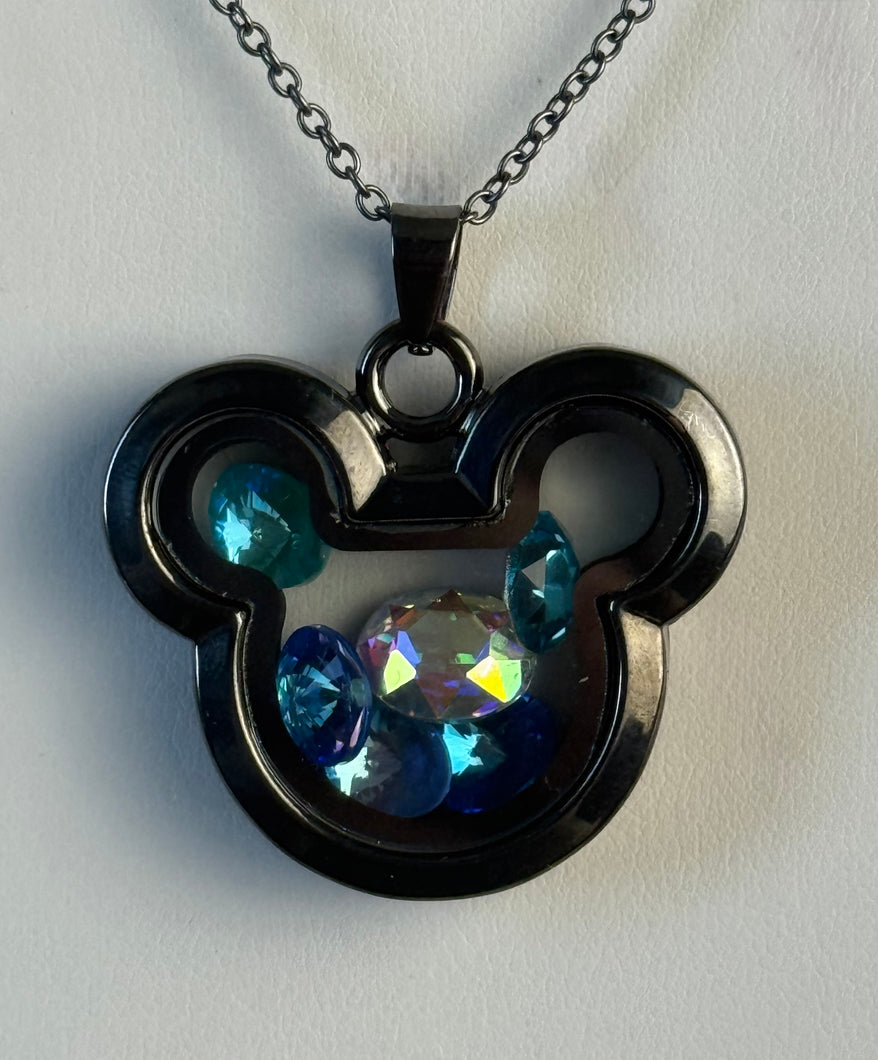 Dark Grey Mouse Locket