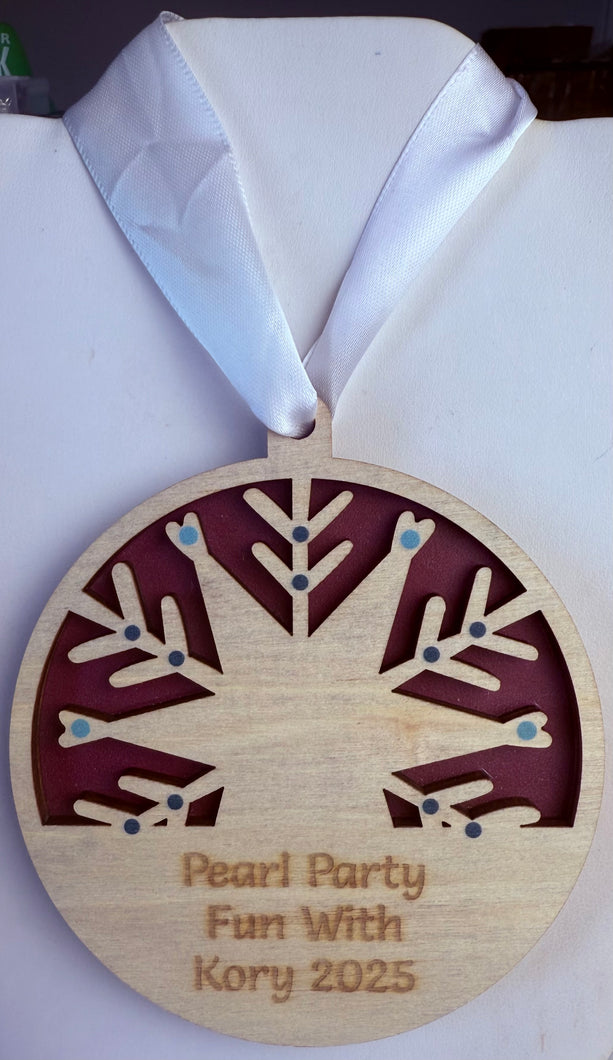 Pearl Party Fun With Kory Ornament