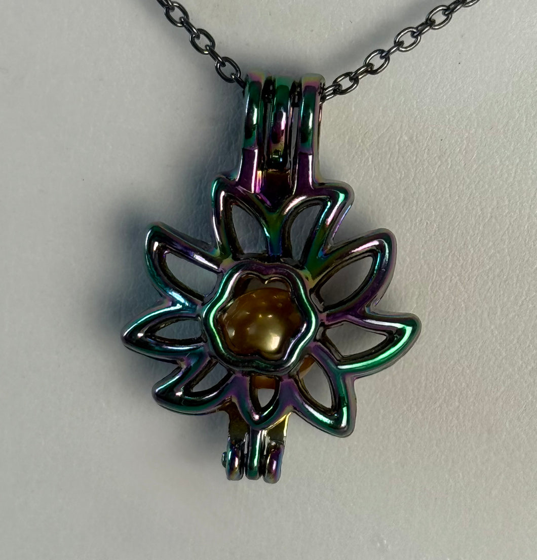 Rainbow Sunflower Cage