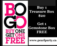 BOGO ( Buy 1 Treasure Box Get 1 Gemstone Box FREE)