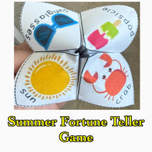 Summer Fortune Teller Game