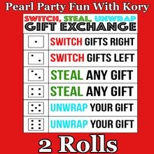 Gift Exchange Dice Game: 2 Rolls