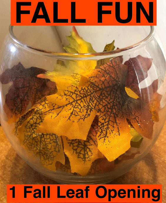 FALL FUN: Fall Leaf Opening