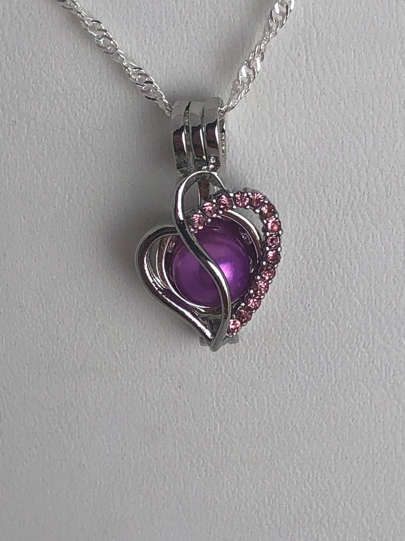 Heart With Pink Stones